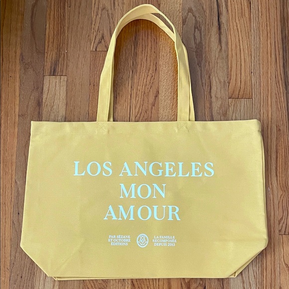Sezane Handbags - New LIMITED EDITION Sezane LOS ANGELES MON AMOUR Tote